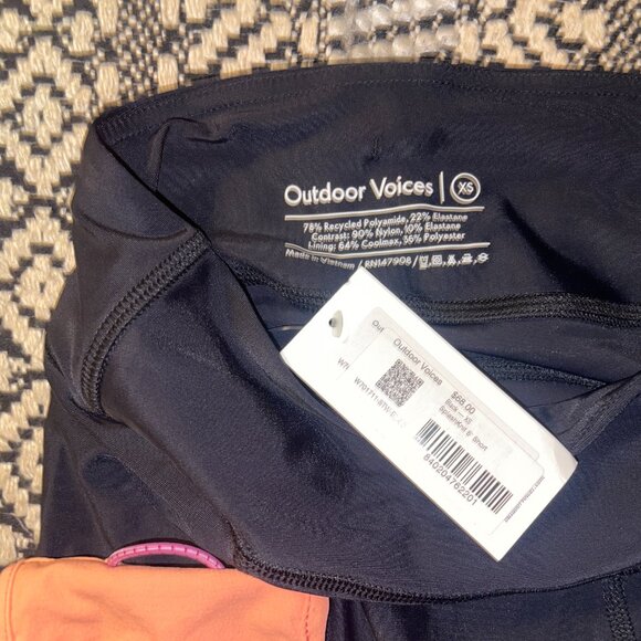 NWT Outdoor Voices Women's SplashKnit 5" Shorts – Black – XS - Picture 4 of 6